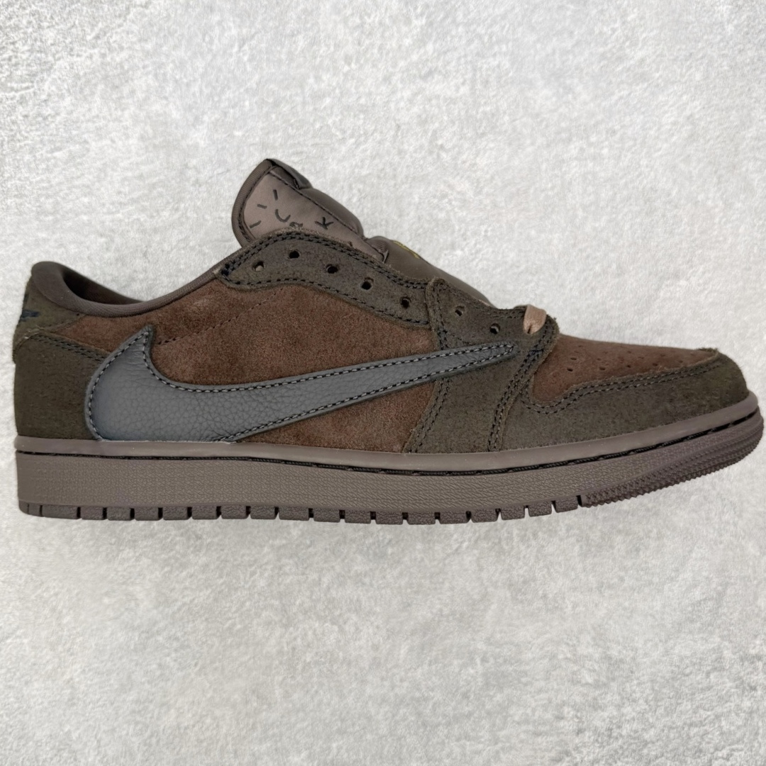 ＃RN纯原 Travis Scott x Air Jordan AJ1 Low OG SP TS联名倒钩低帮 圈内顶级倒