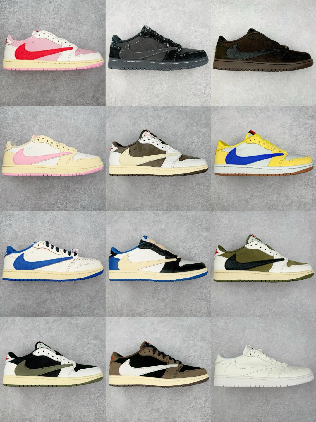 ＃RN纯原 Travis Scott x Air Jordan AJ1 Low OG SP TS联名倒钩低帮 圈内顶级倒