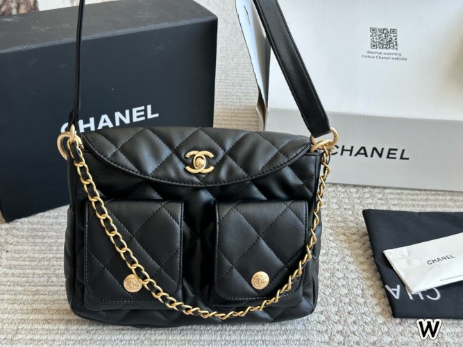 Chanel 24p Hippie Hobo Bag: Soft Leather, Lightweight, & Comfortable 1 Chanel 24p Hippie Hobo Bag: Soft Leather, Lightweight, & Comfortable