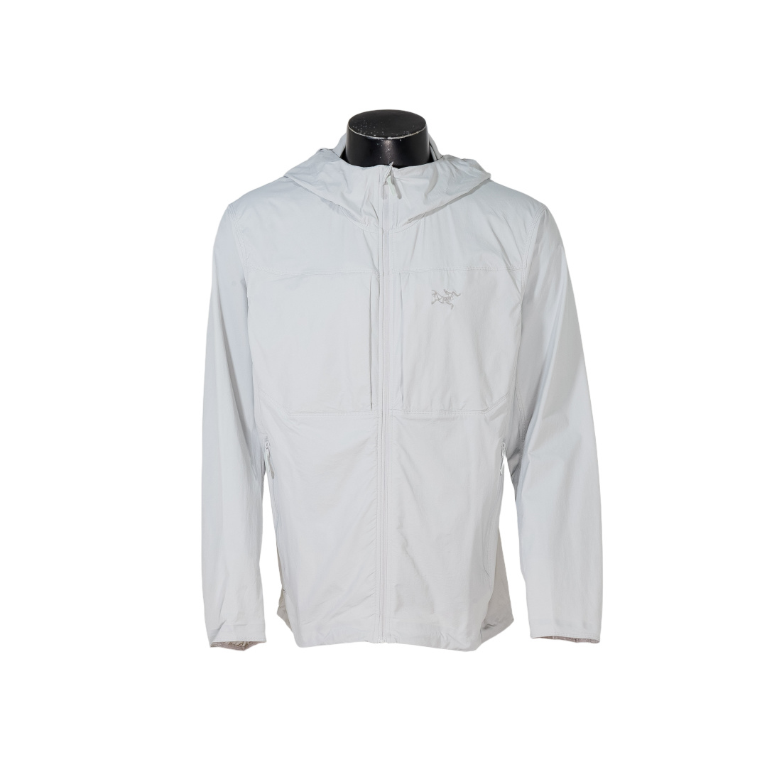 Arcteryx始祖鸟 GAMMA LIGHTWEIGHT 纯色连帽软壳轻薄轻量透气户外夹克外套 白底图参考