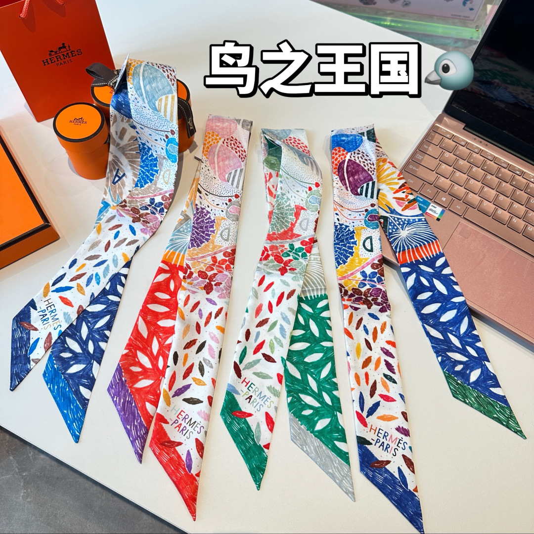 [Hermès Small Ribbons]This H must-have accessory can be worn in multiple ways