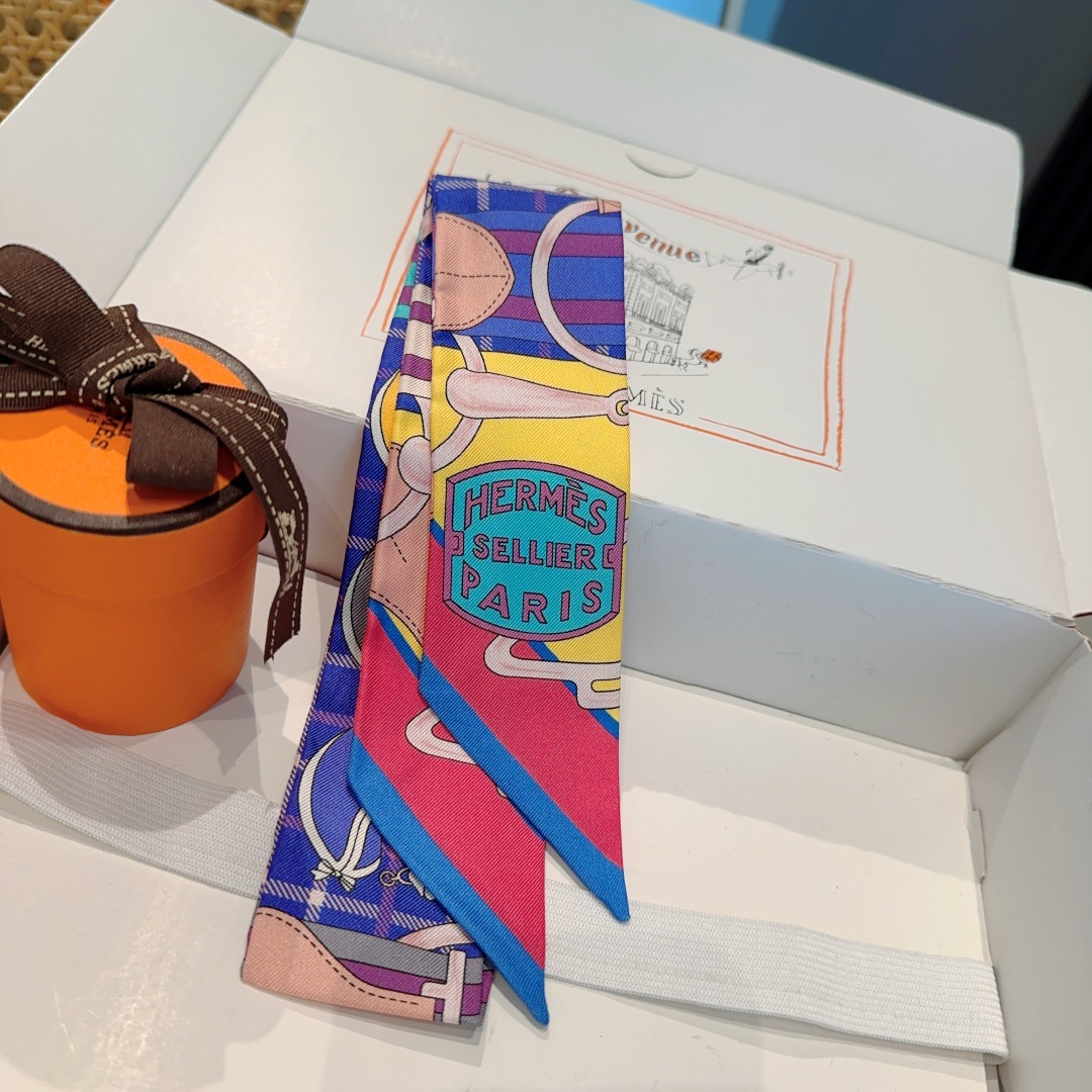 [Hermès Small Ribbons]Absolutely good stuff Genuine product opening Counter sy