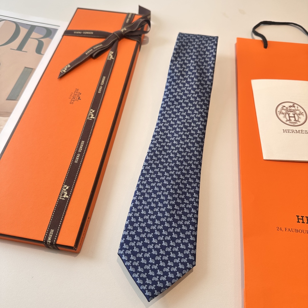 💰85爱马仕动物系列 男士新款领带 👔👔，让男士可以充分展示自己个性。100%顶级斜纹真丝手工定制‼