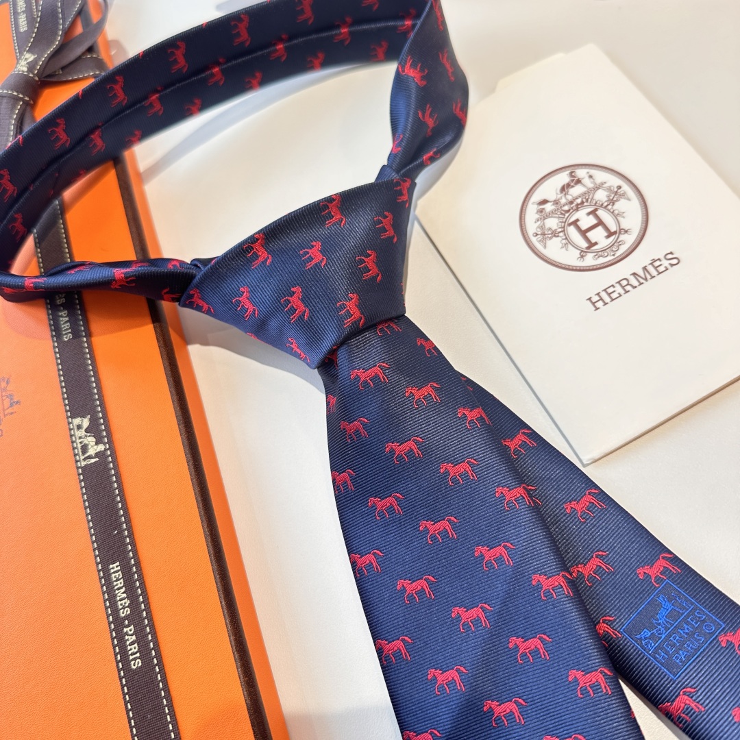 💰85爱马仕动物系列 男士新款领带 👔👔，让男士可以充分展示自己个性。100%顶级斜纹真丝手工定制‼