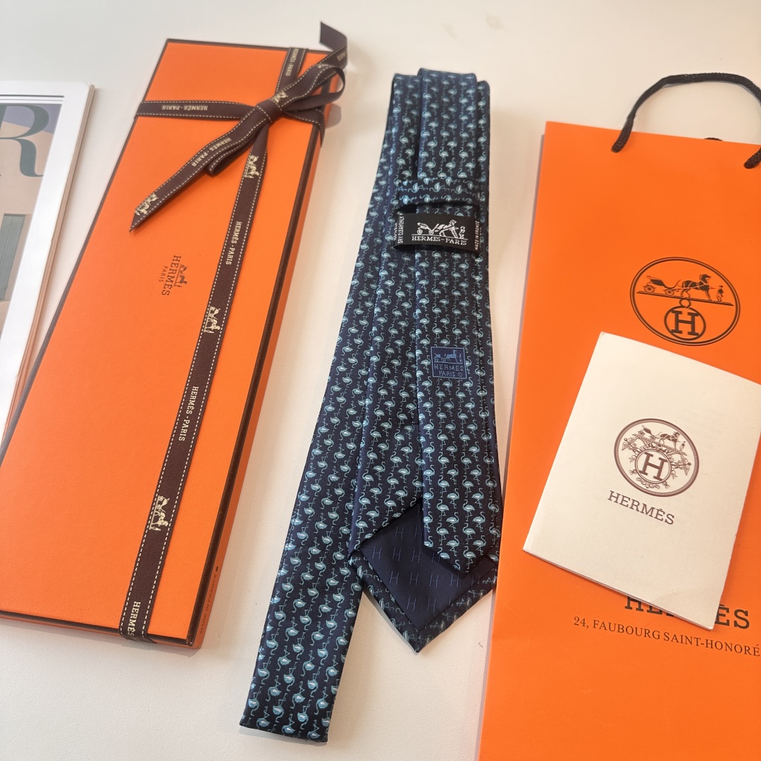 💰85爱马仕动物系列 男士新款领带 👔👔，让男士可以充分展示自己个性。100%顶级斜纹真丝手工定制‼