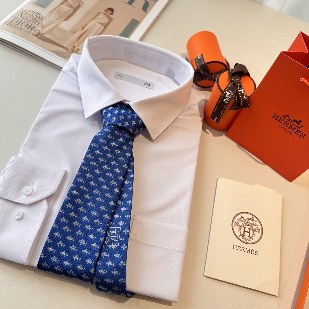 💰85爱马仕动物系列 男士新款领带 👔👔，让男士可以充分展示自己个性。100%顶级斜纹真丝手工定制‼