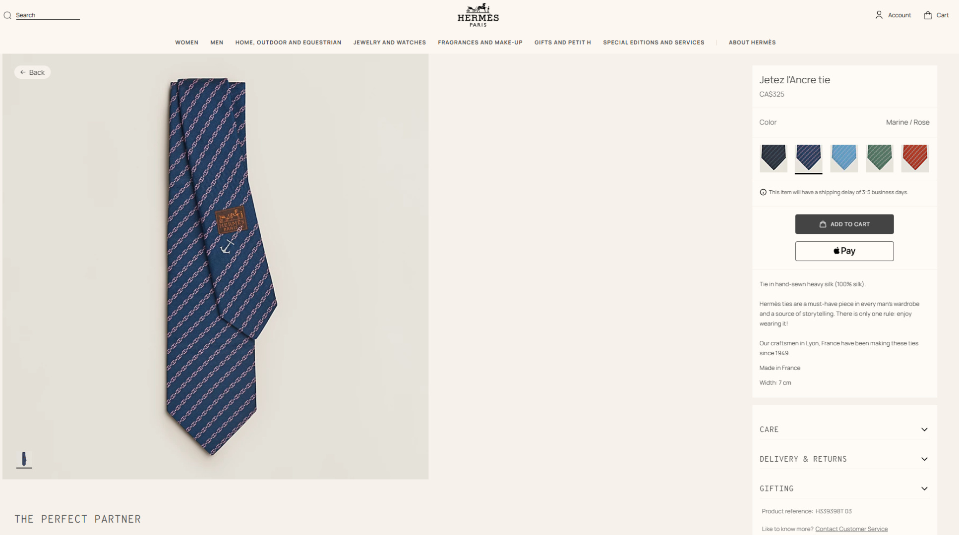 NO:372587,Special Hermes latest tie 