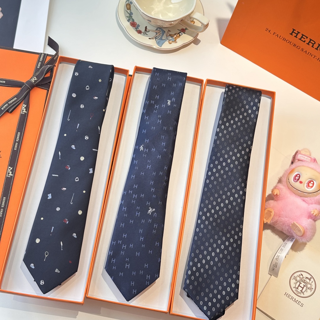 特价特 爱马仕奥运主题 男士新款领带系列👔👔，稀有H家每年都有一千条不同印花的领带面世，从最初的多以几何