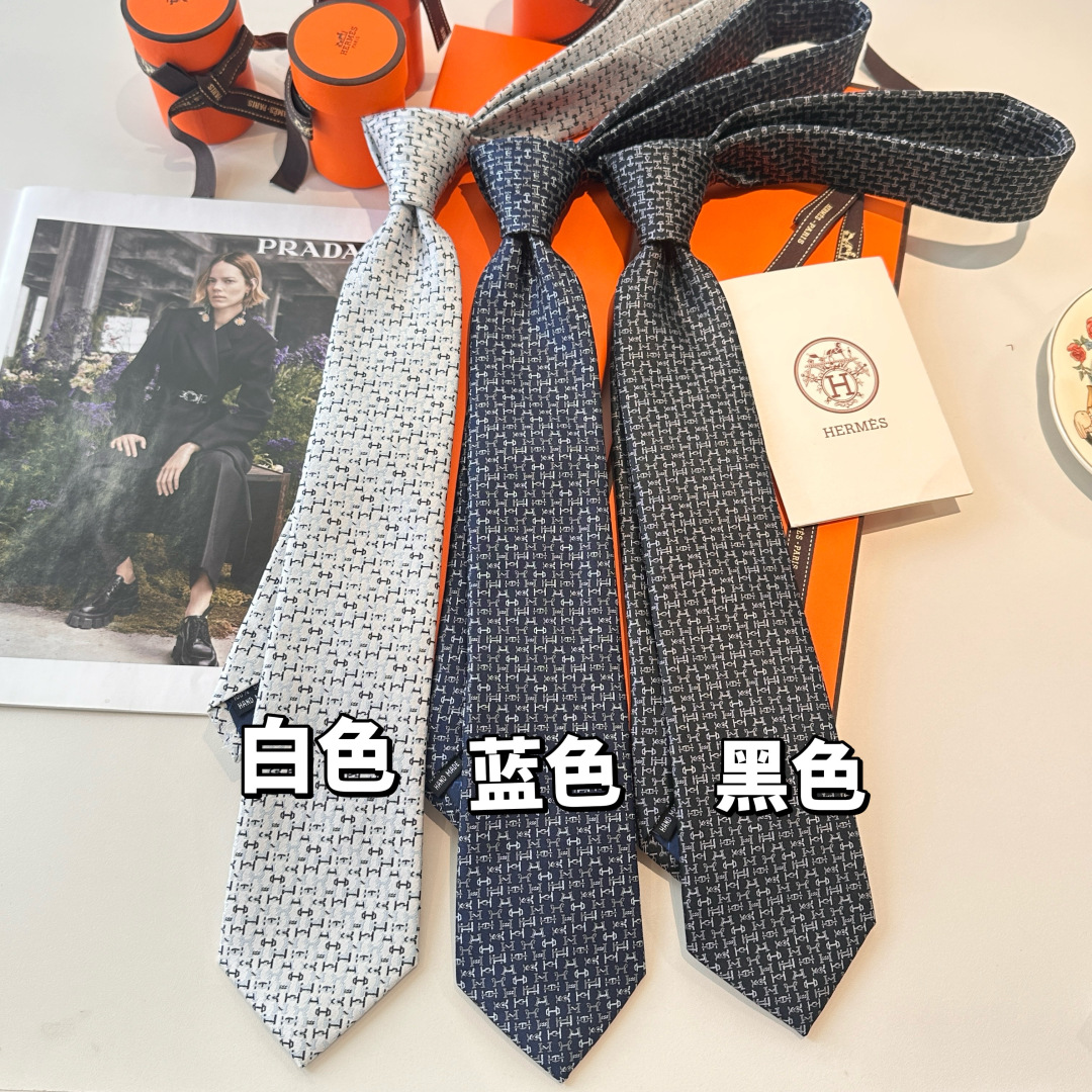 特价特价P 黑色 男士新款领带系列【H字母领带】👔👔，稀有😻😻H家每年都有一千条不同印花的领带面世，从最