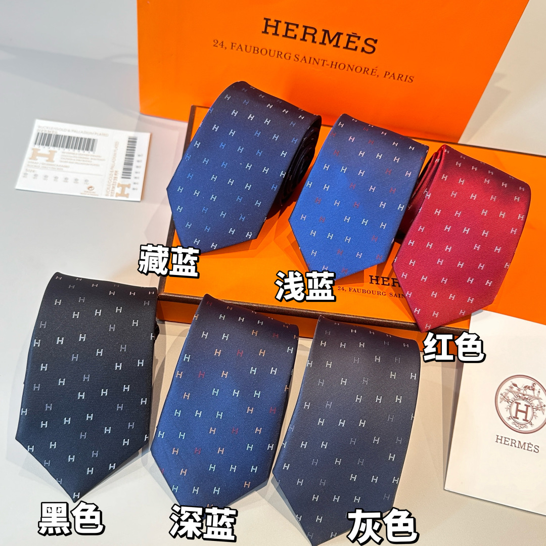 特价特 爱马仕男士新款领带系列👔👔，稀有H家每年都有一千条不同印花的领带面世，从最初的多以几何图案表现骑