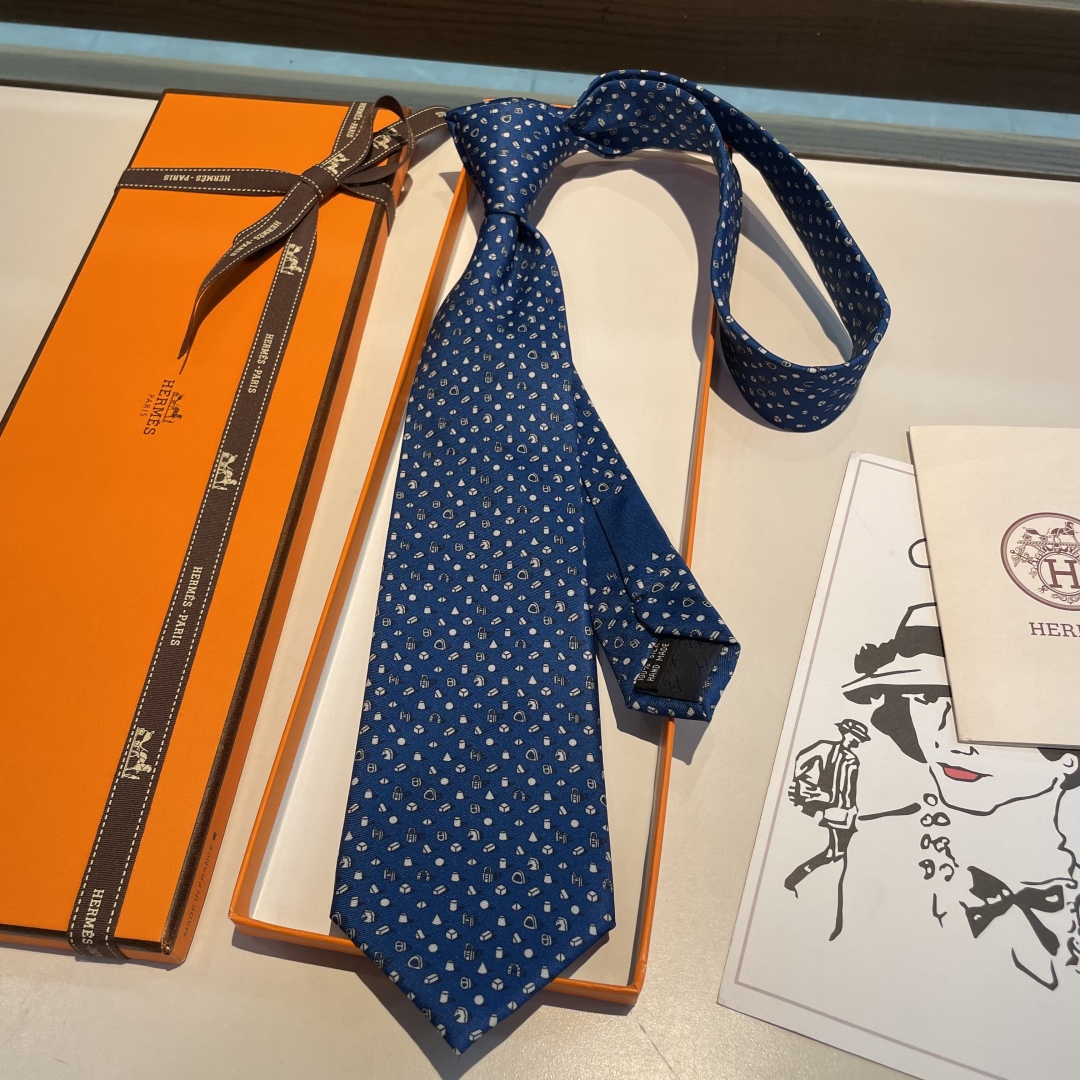 特价特 男士新款印花爱马仕透视领带系列👔👔，稀有😻😻H家每年都有一千条不同印花的领带面世，从最初的多以几