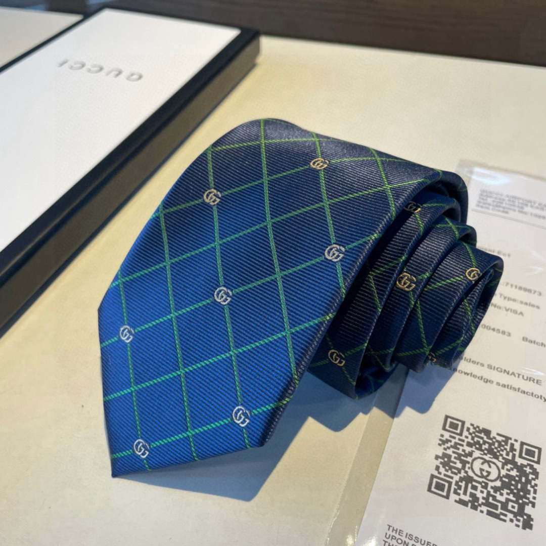 特价 G家专柜新款【GG标识印花领带】男士领带👔👔，稀有采用经典小G LOGO提花展现精湛手工与时尚优雅