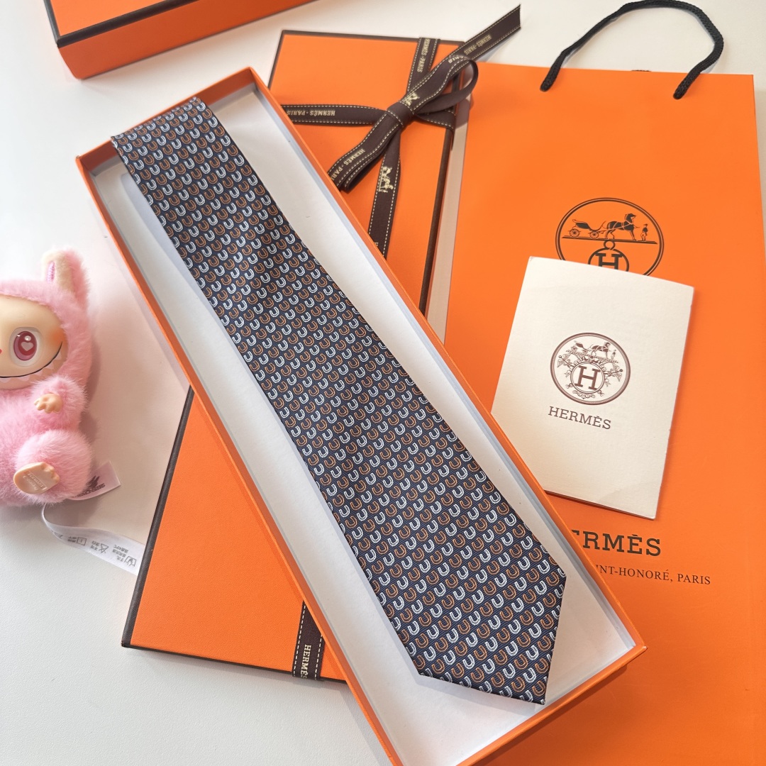 特价特价P 爱马仕《Good luck》男士新款领带系列👔👔，稀有H家每年都有一千条不同印花的领带面世，