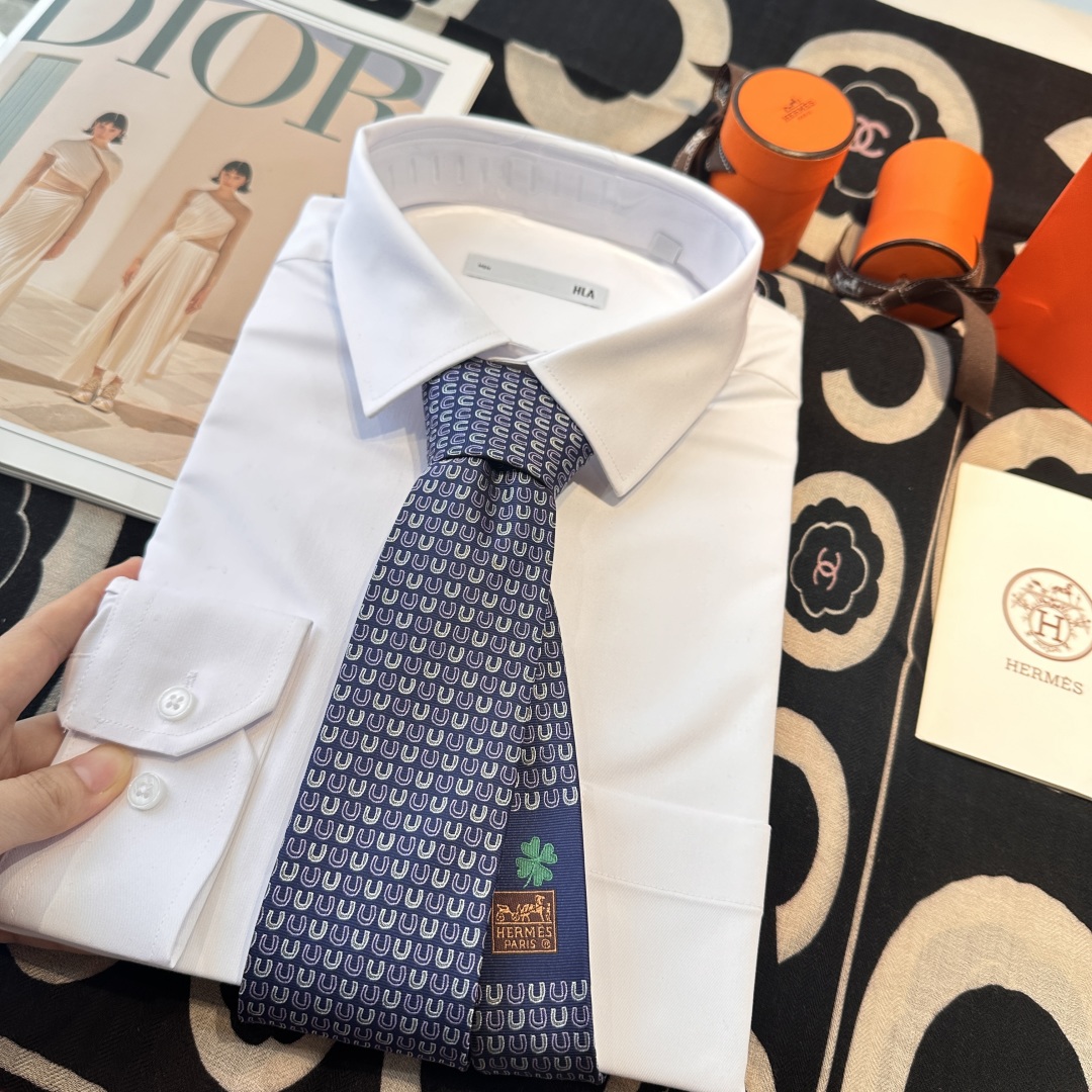 特价特价P 爱马仕《Good luck》男士新款领带系列👔👔，稀有H家每年都有一千条不同印花的领带面世，