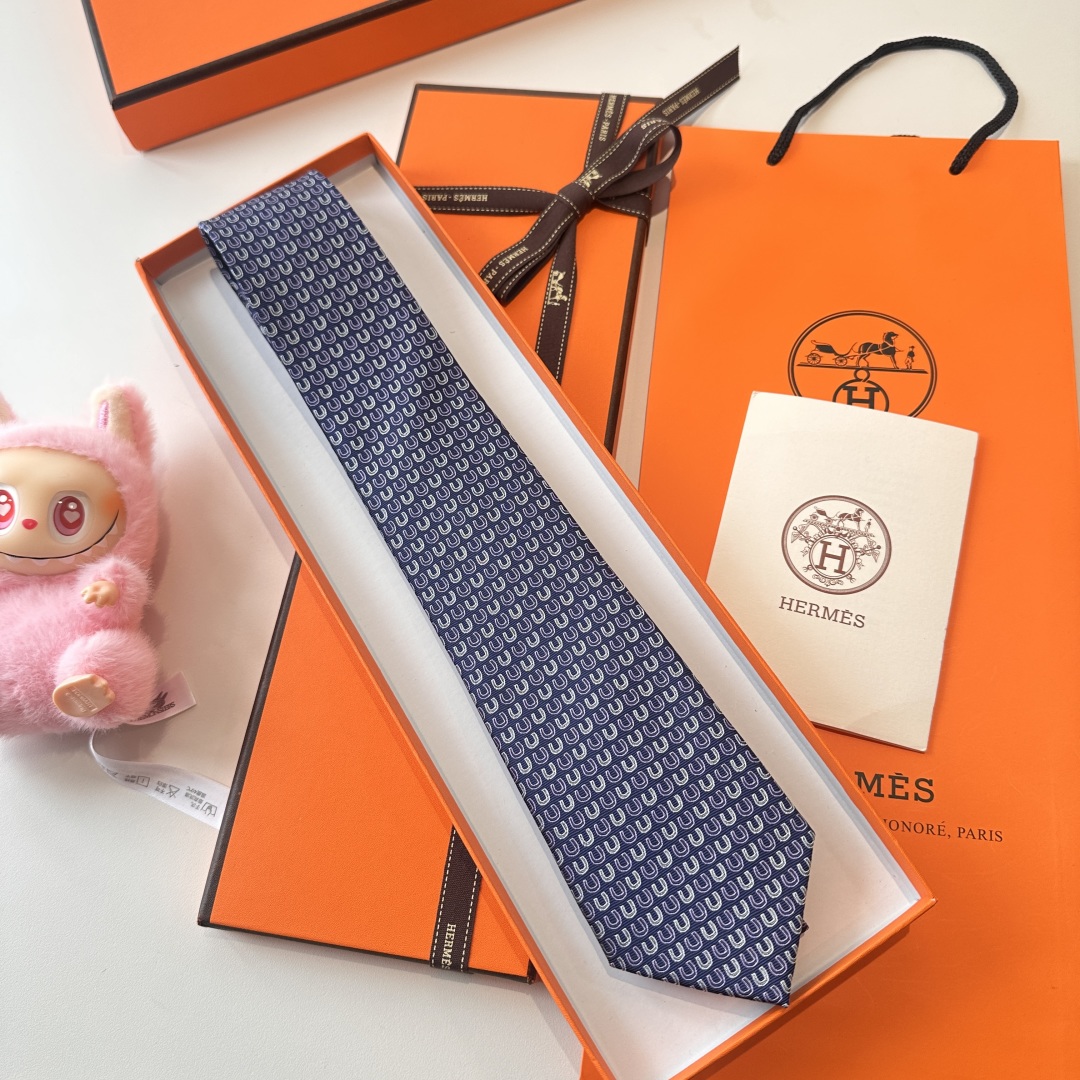 特价特价P 爱马仕《Good luck》男士新款领带系列👔👔，稀有H家每年都有一千条不同印花的领带面世，