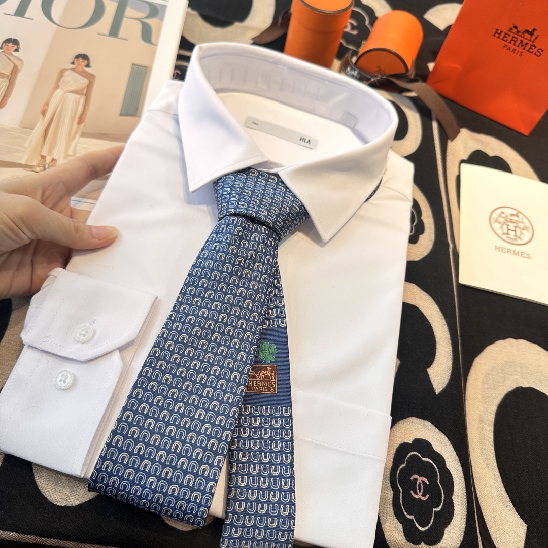 特价特价P 爱马仕《Good luck》男士新款领带系列👔👔，稀有H家每年都有一千条不同印花的领带面世，