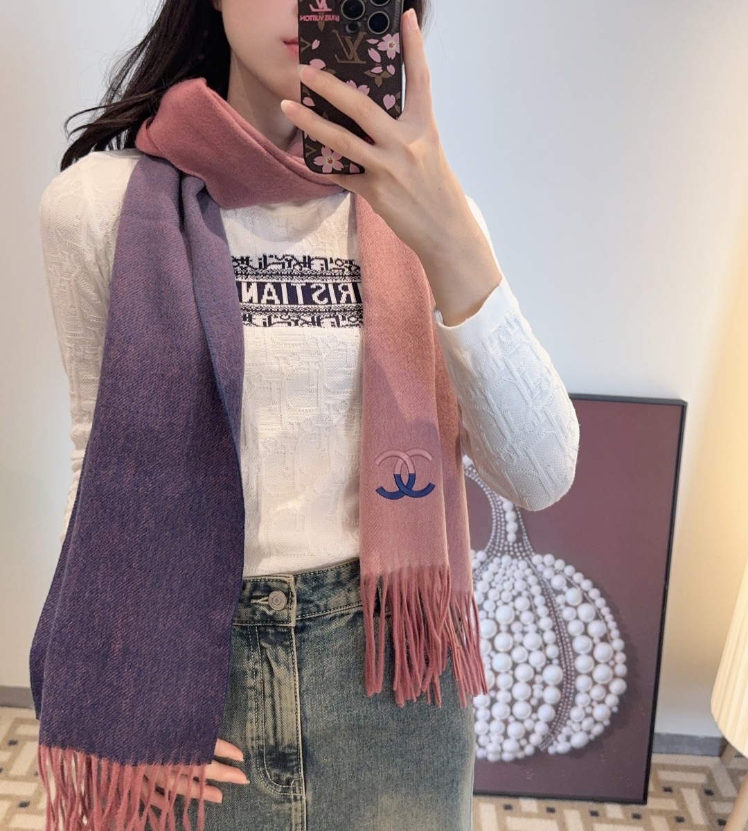 🆕 【▪Chanel · 香奈儿难得一见的温柔配色，超级迷恋❗️气质低调恬静又不失优雅❗️】重点推荐❗️