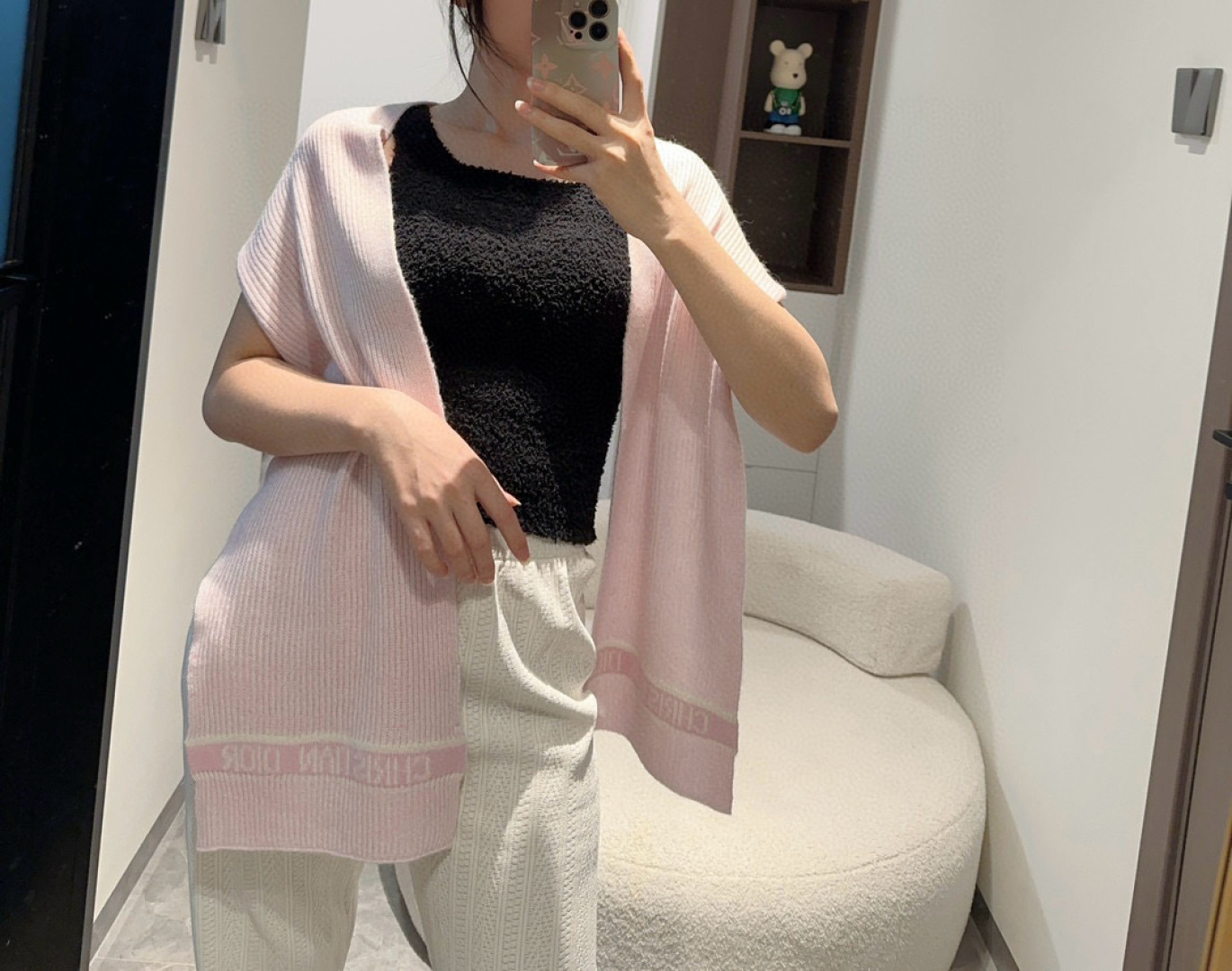 ━━━━ ● Dior迪奥 ● ━━━━Dio*秋冬新品 新款字母印花针织款！经典logo提花时髦少女心