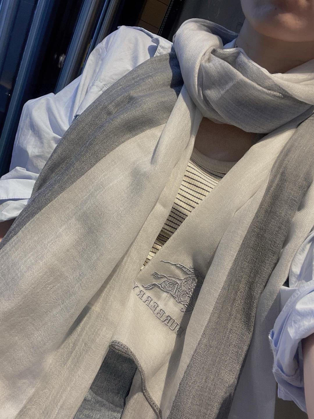 巴宝莉Burberry 经典专柜款、专柜同步 超薄羊绒格子披肩现货秒发 衣柜必备经典款VIP推荐！！！早