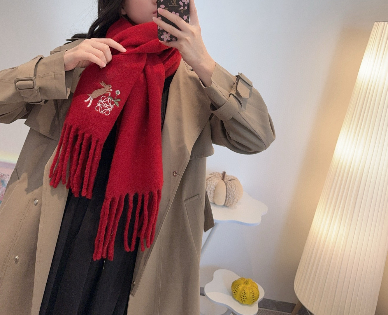 ▪❤️️罗意威超美新款马海毛围巾！超级推荐入手！】质感好货！主打的马海毛围巾~据说超难买哦！！打了好多次