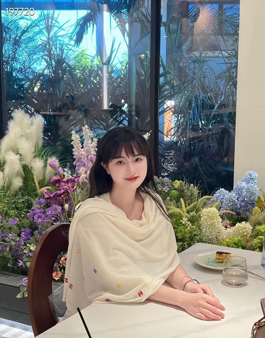 NO:574515,Chanel24a small fragrant sheep wool rainbow sequin scarf shawl size 65cm*180cm high version scarf, high version scarf, chanel, shawls19860909宅女同款Chanel24a小香绵羊毛彩虹珠片围巾披肩 尺寸65cm*180cm高版本围巾,高版本围巾,chanel,shawls,scarf