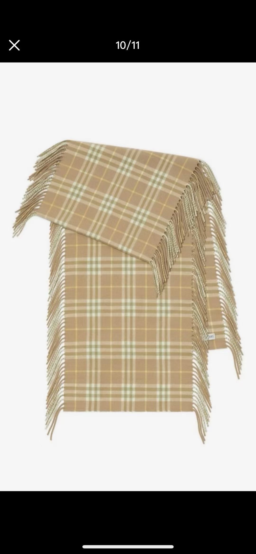 Burberry B家蜈蚣巾金靖同款新品到货 采用内蒙古 羊绒毛 最新款男女通用 重磅推荐 的格子