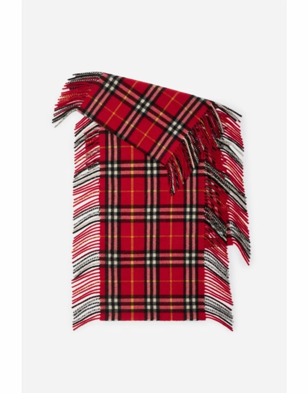 Burberry B家蜈蚣巾金靖同款新品到货 采用内蒙古 羊绒毛 最新款男女通用 重磅推荐 的格子