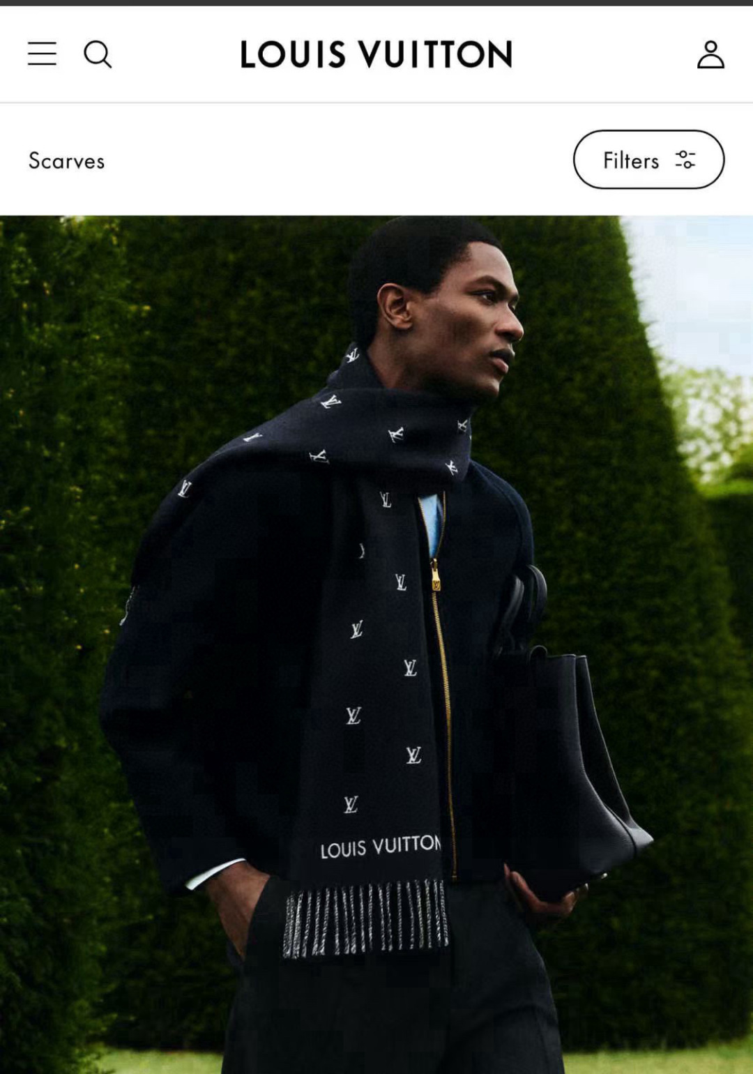 Louis Vuitton Louis Vuitton 渠道独家特供大驴 款满天星当季双面热款女羔绒两用围巾