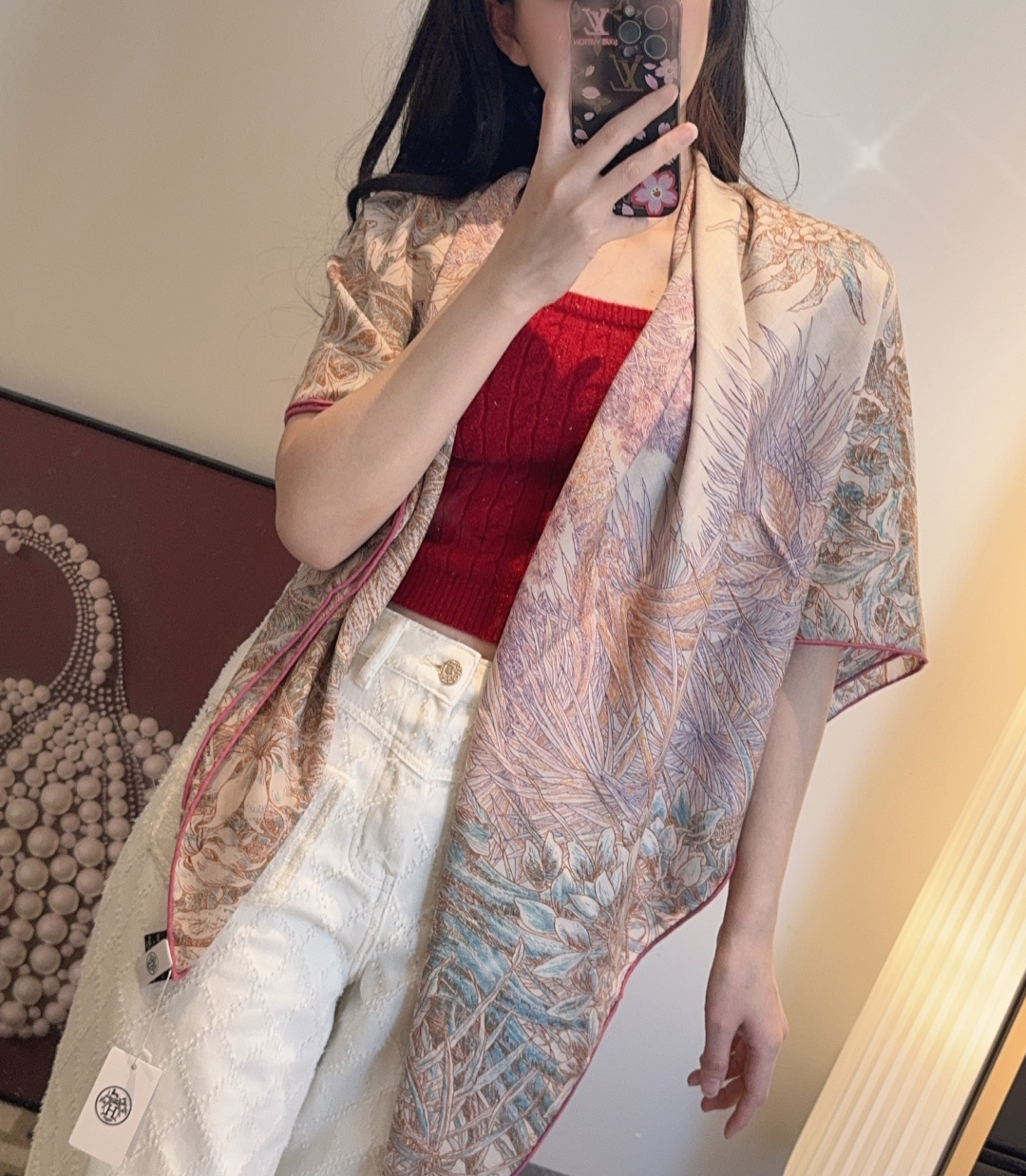 巴勒莫植物园丝巾名称：All‘Orto Botanico di Palermo中文名称：巴勒莫植物园设计