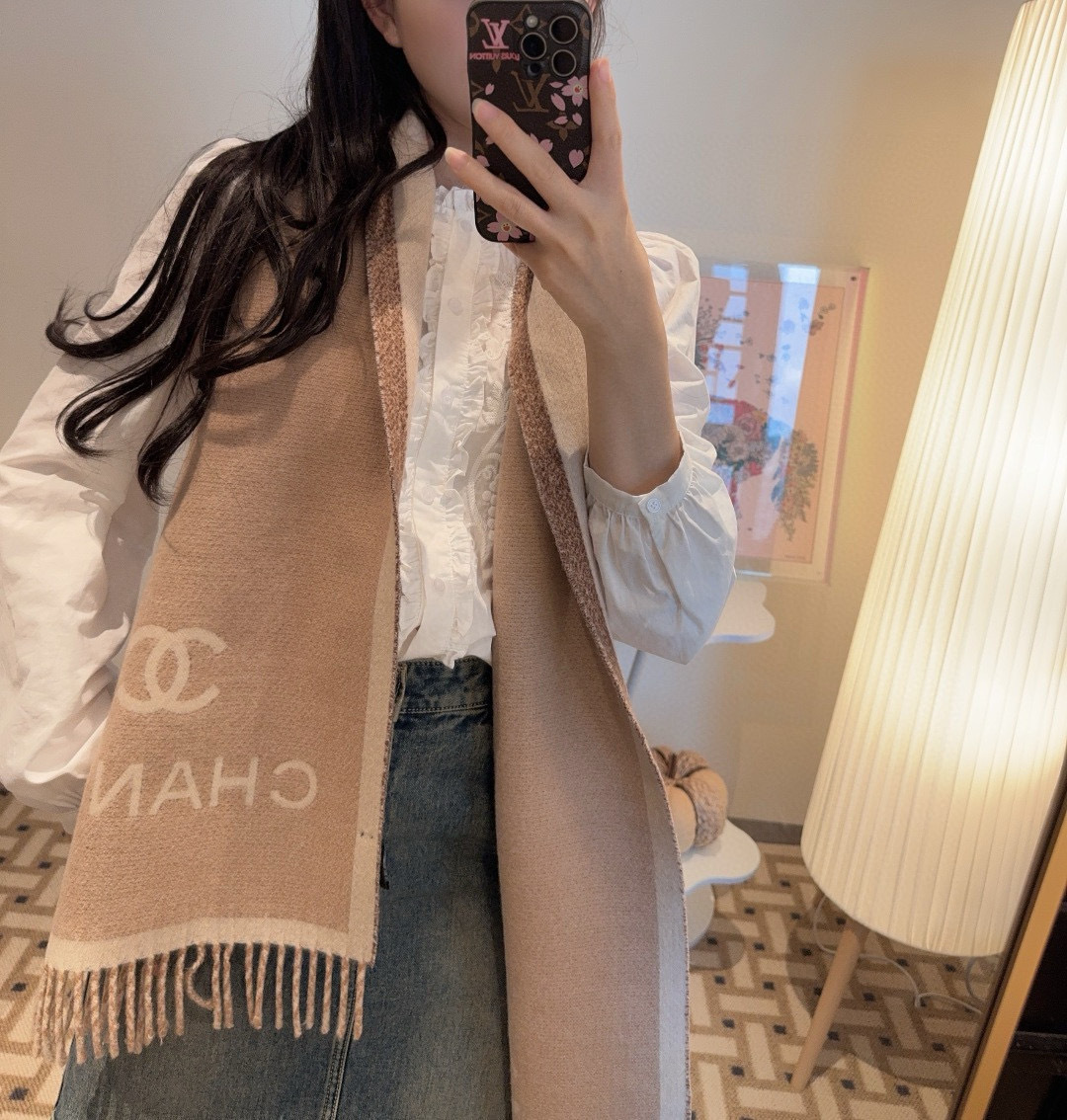 小香专柜最新款💨火爆来袭💥🎊顶级双层色织工艺。此工艺只有纯正代工厂才有的工艺‼️专柜原版紫外线加热感应双