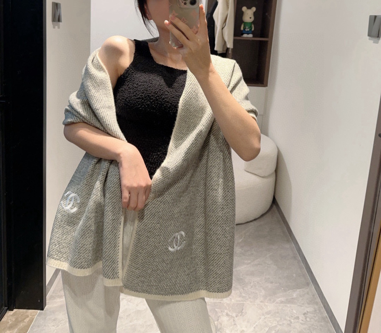 网红刘钰懿同款！真的超级气质百搭的设计~经典菱格纹元素再现，香家专属的风格！双coco lady名媛气质