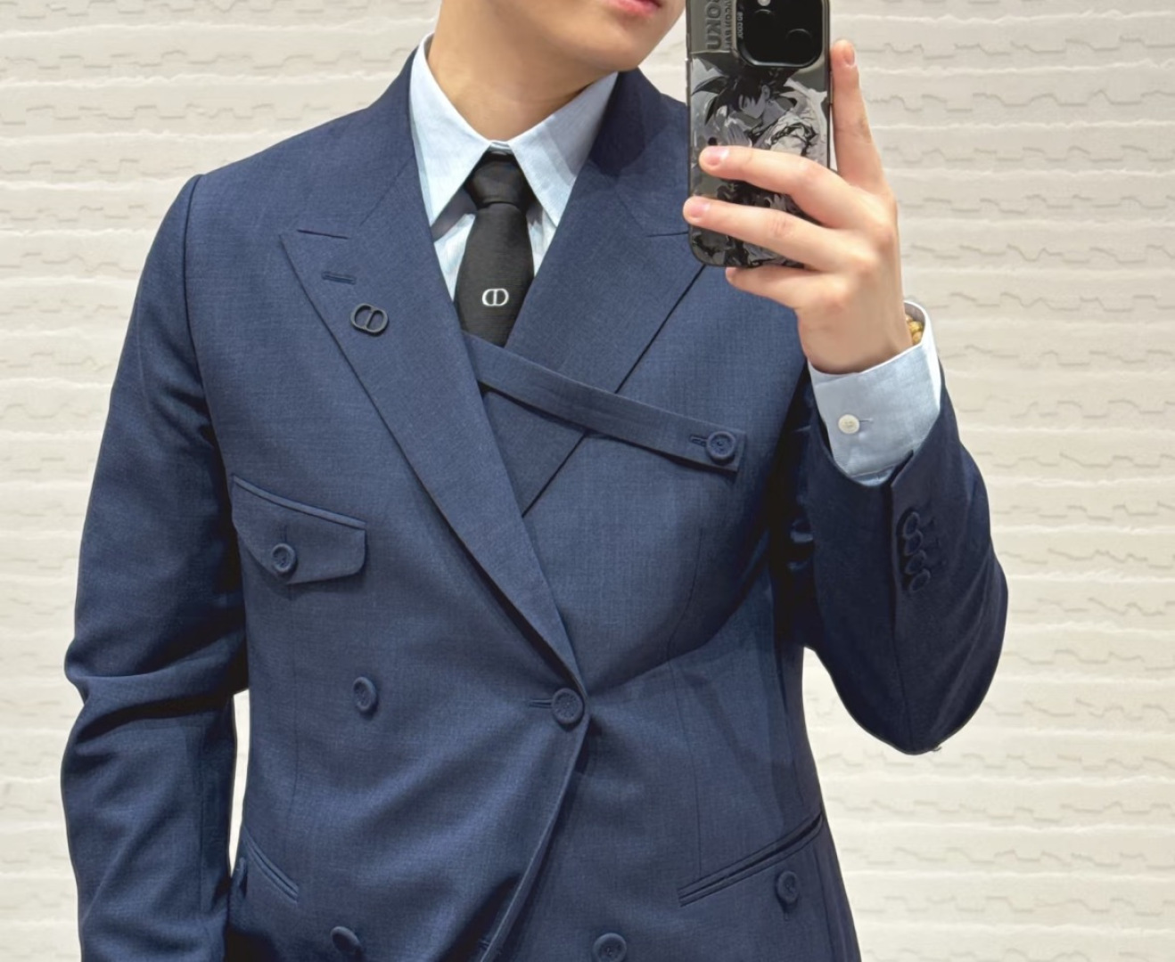 特 爆款到👏👏Do家新款领带 👔👔Dior男士【D家简约logo系列领带】，稀有😻😻展现精湛手工与时尚优