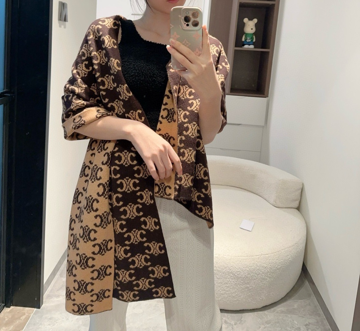 celine scarf CELINE. 100%. size 45*180cm