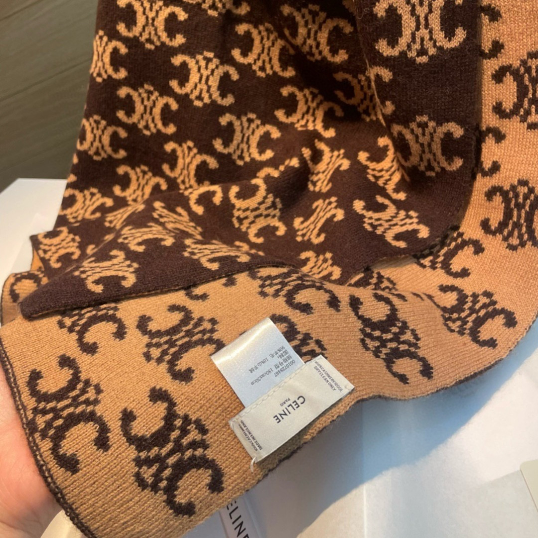celine scarf CELINE. 100%. size 45*180cm — photo 6