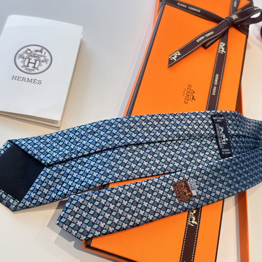 에르메스 실크 넥타이 112664 이미지 6