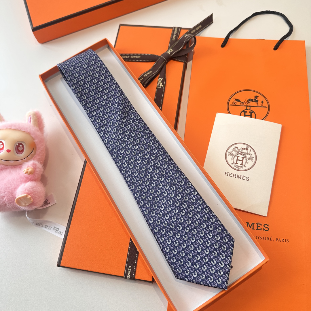 特 爱马仕《Good luck》男士新款领带系列👔👔，稀有H家每年都有一千条不同印花的领带面世，从最初的