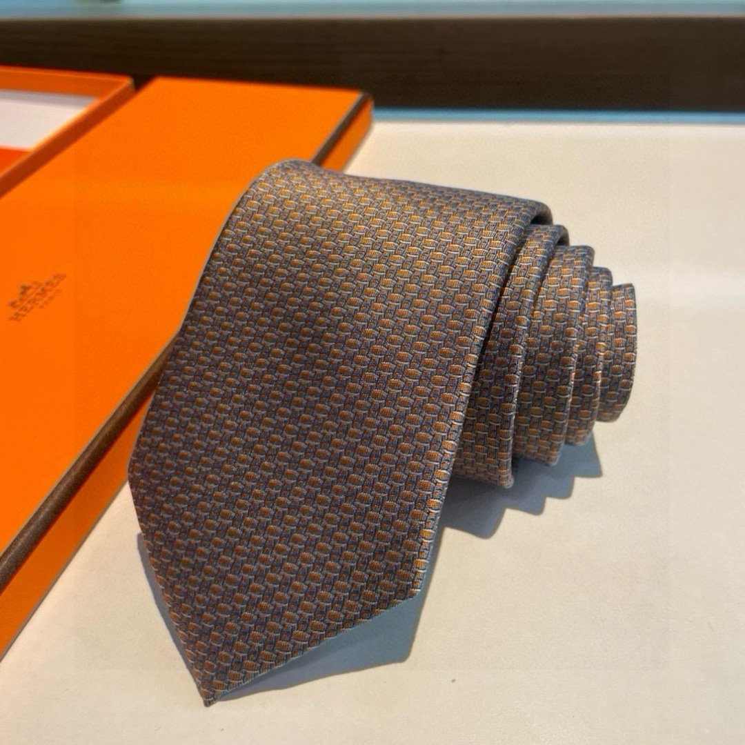 领带新款出货啦‼️‼️爱马仕男士新款领带系列👔👔，让男士可以充分展示自己个性。100%顶级斜纹真丝手工定