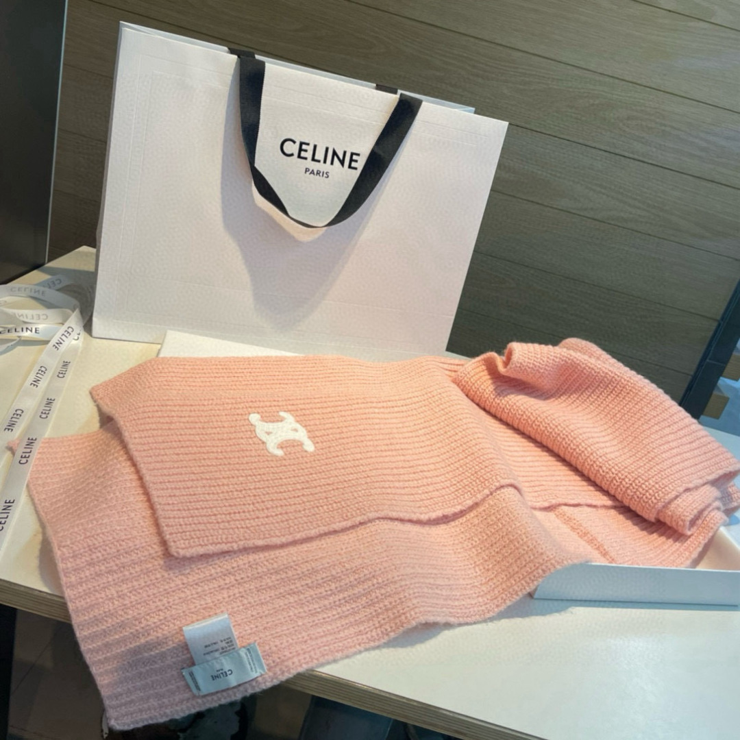 celine scarf CELINE 100% size 30*180cm — photo 6