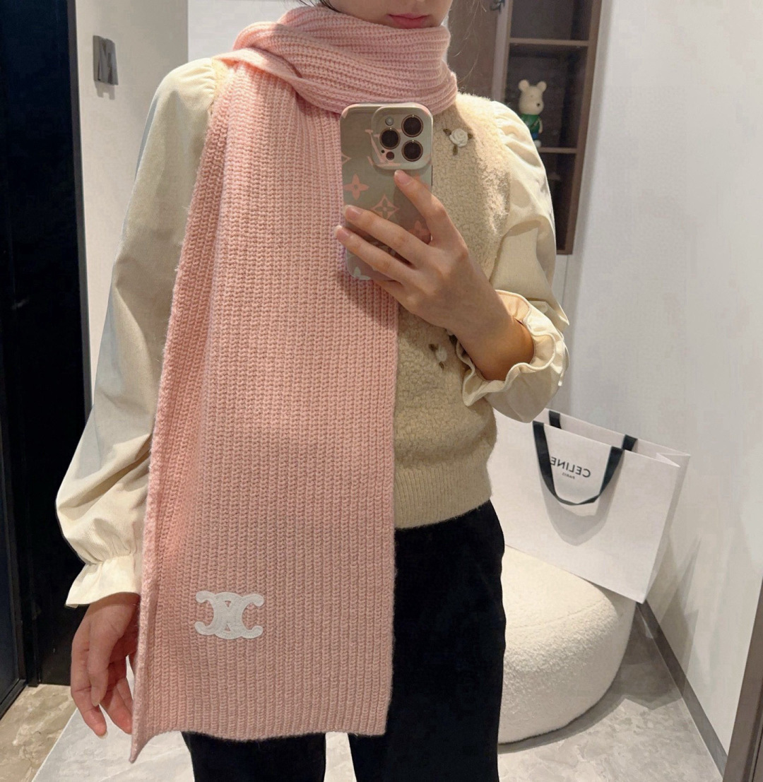 celine scarf CELINE 100% size 30*180cm — photo 2
