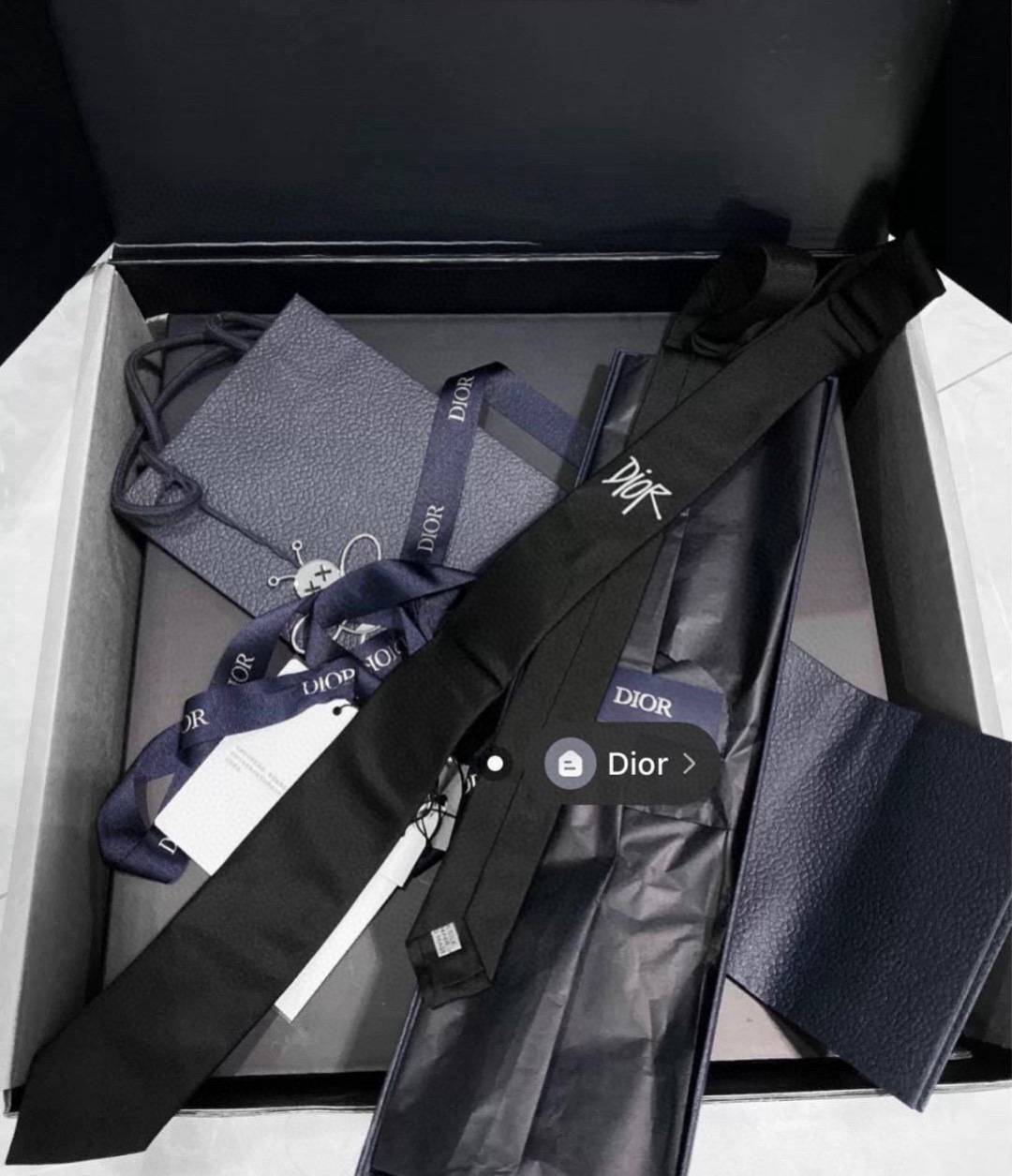 特 👔Dior男士【CD绣标领带】，稀有😻😻展现精湛手工与时尚优雅的理想选择，这款采用DO家最经典极具标