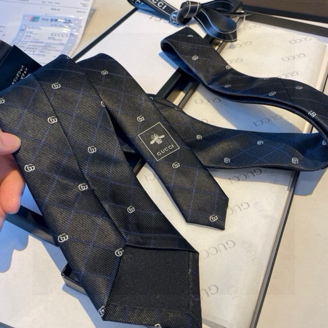 G家专柜新款【GG标识印花领带】男士领带👔👔，稀有采用经典小G LOGO提花展现精湛手工与时尚优雅的理想