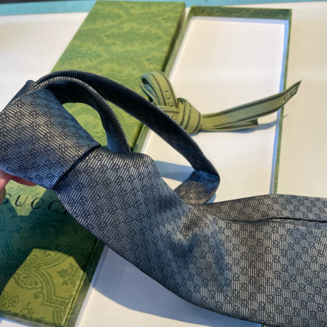 特 G家专柜新款【GG标识印花领带】男士领带👔👔，稀有采用经典小G LOGO提花展现精湛手工与时尚优雅的