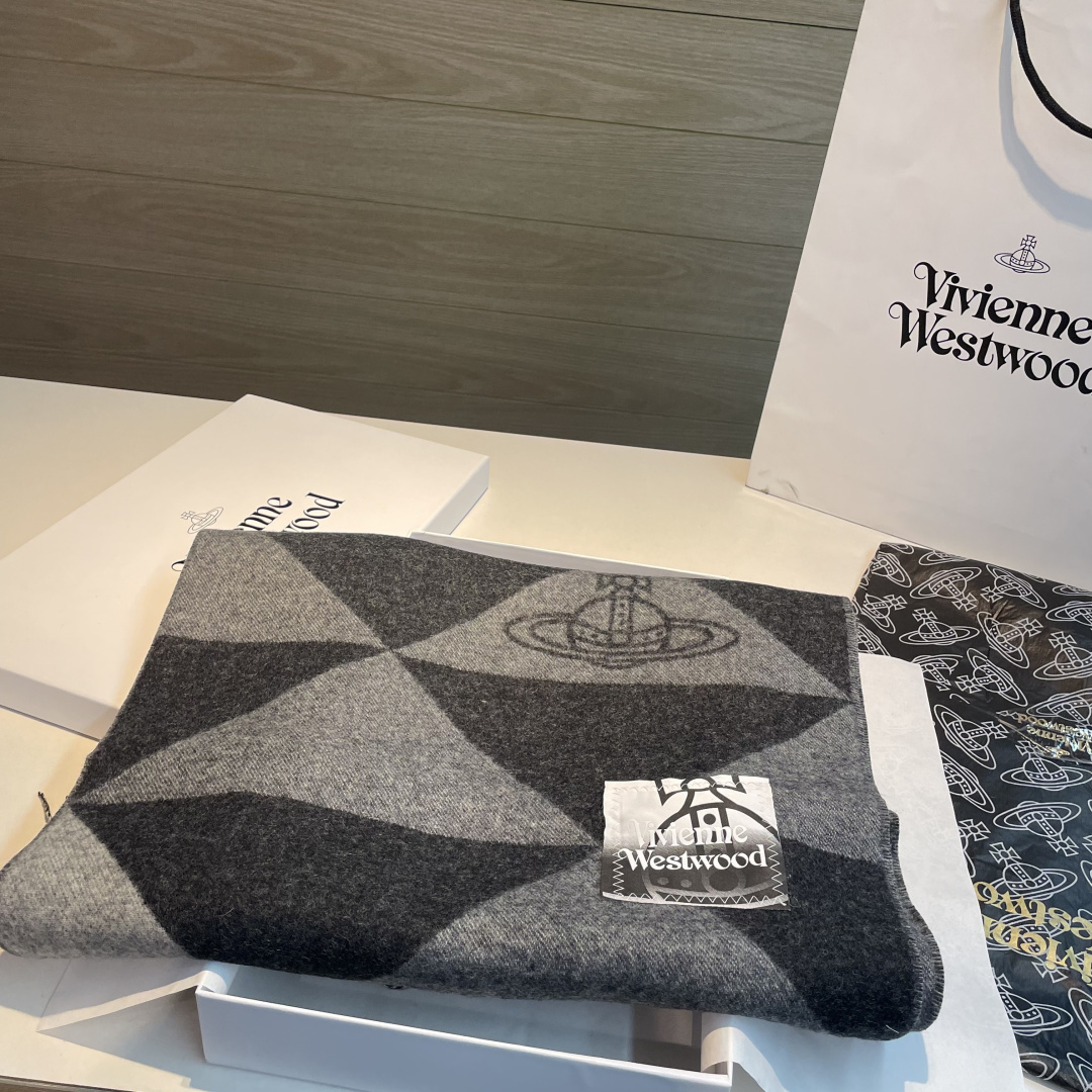 🆕 高品质 𝐕𝐢𝐯𝐢𝐞𝐧𝐧𝐞 𝐖𝐞𝐬𝐭𝐰𝐨𝐨𝐝🪐✨ 经典大土星围巾 vivienne westwood西太后土星 英国时