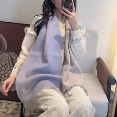 上新!Loewe · 罗意威️难得一见的温柔配色,低调又不失优雅❗️】重点推荐❗️双面配色,一条围巾两种风格搭配,高级舒 上新!Loewe · 罗意威️难得一见的温柔配色,低调又不失优雅❗️】重点推荐❗️双面配色,一条围巾两种风格搭配,高级舒