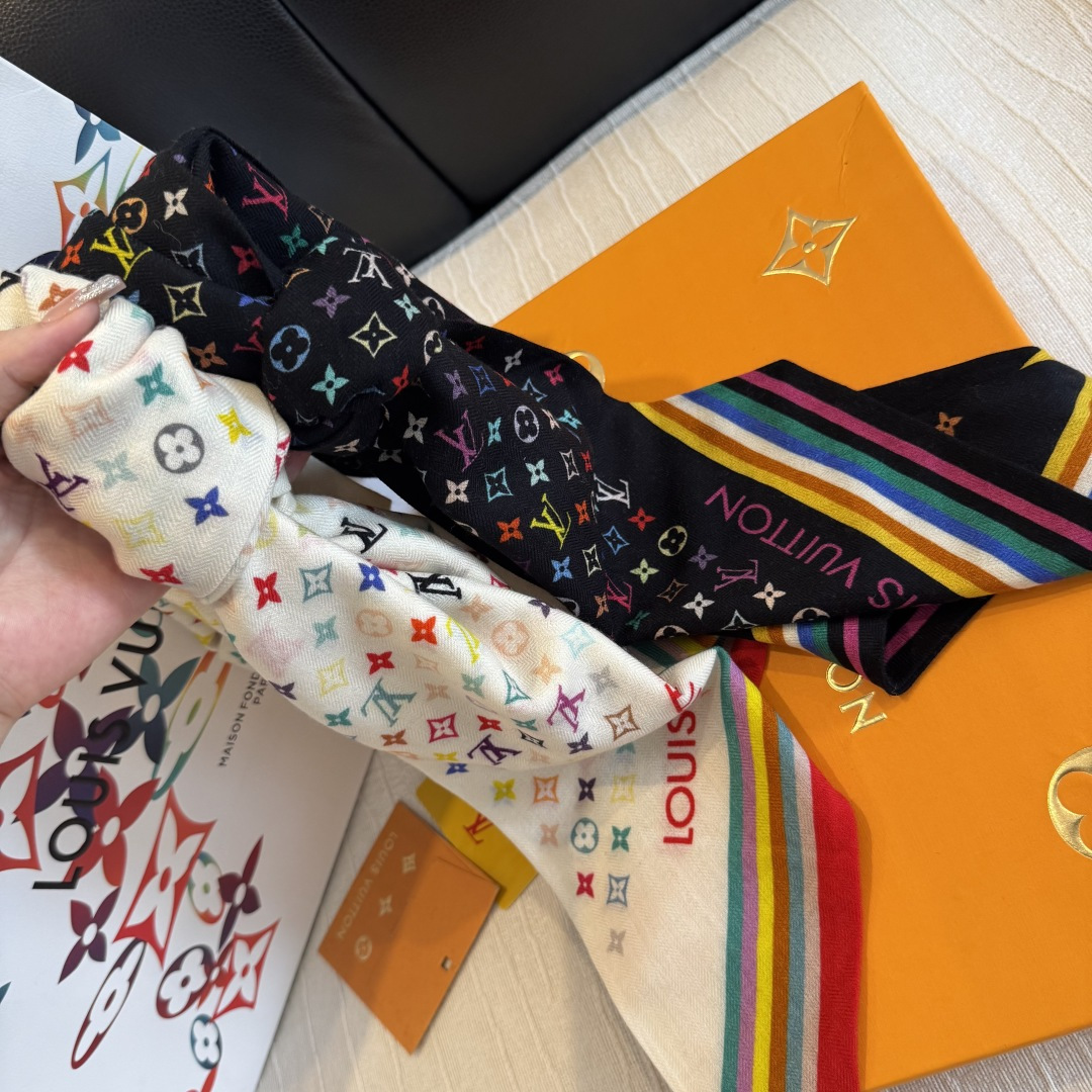 隆上村 限定三彩丝毛双层大飘带出货！20cm*170cm
