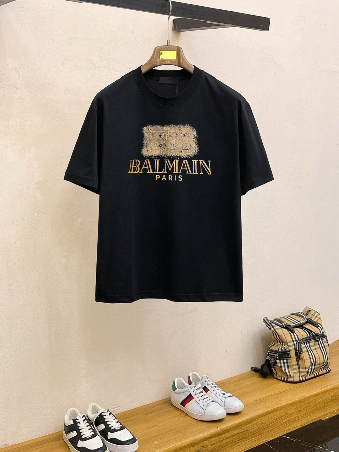 2025 Summer High-End Custom Cashier T-Shirt with Brand Logo Heavyware Design - 图片 6