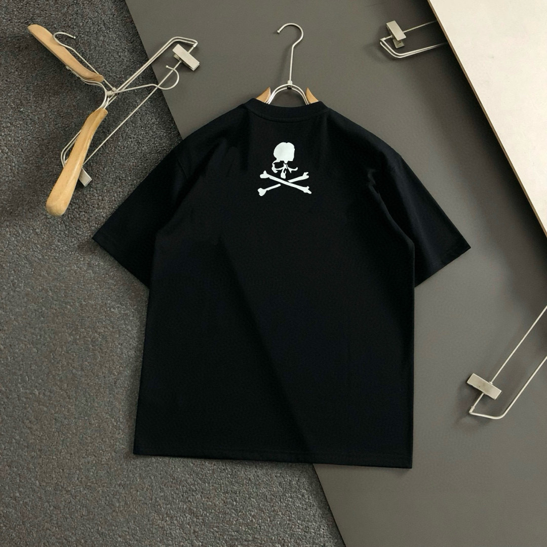 Title: P528 MMJ 2025SS Round T-Shirt: Comfortable, Durable, Classic Logo, M-3XL Sizes. - 图片 8