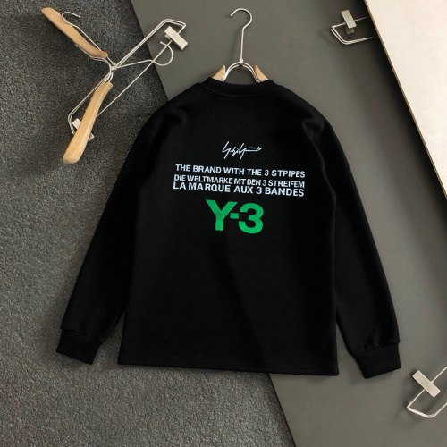 Y-3 Men's Long Sleeve Sweatshirt | Premium Cotton, Heavy Logo Design 1 Y-3 Men's Long Sleeve Sweatshirt | Premium Cotton, Heavy Logo Design