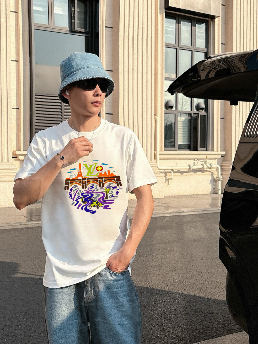 路易威登 Louis Vuitton 高定典藏名品高定成衣时装外套连衣裙衬衫T恤 #655680CB 2