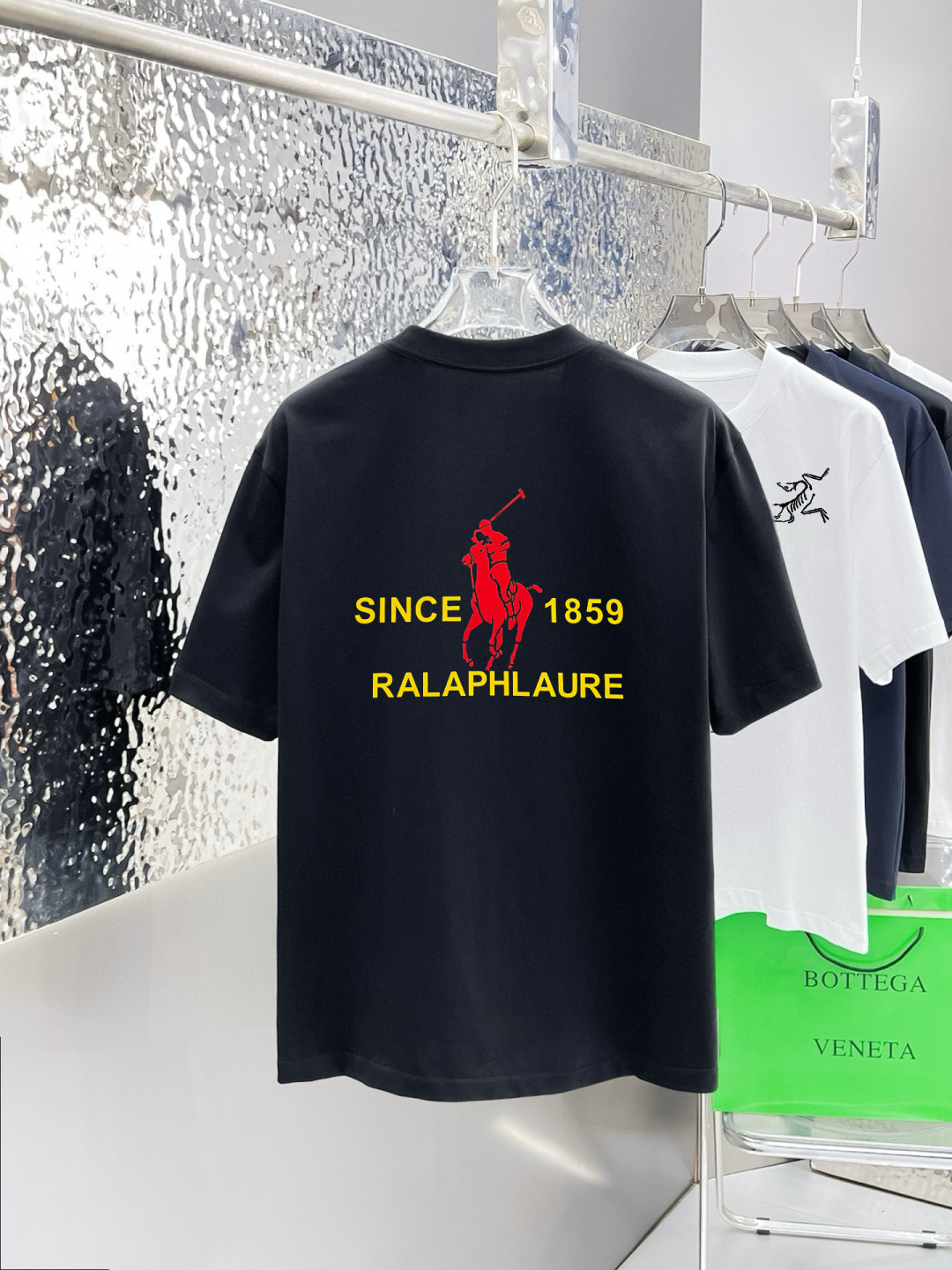 POLO家 春夏新款首发专柜最新款短袖圆领T恤 高端订制 设计前卫时尚！品牌logo重工艺设计 高端定制